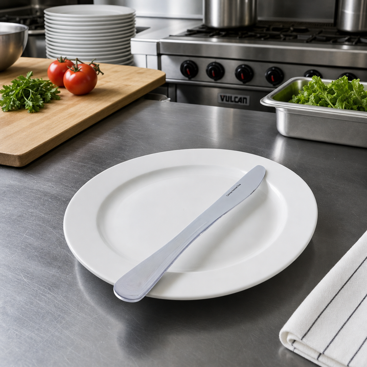 Product image #3 for Perlina PER104 Heavy Weight Dinner Knife, 8-1/2-Inch, 18/0 Stainless Steel