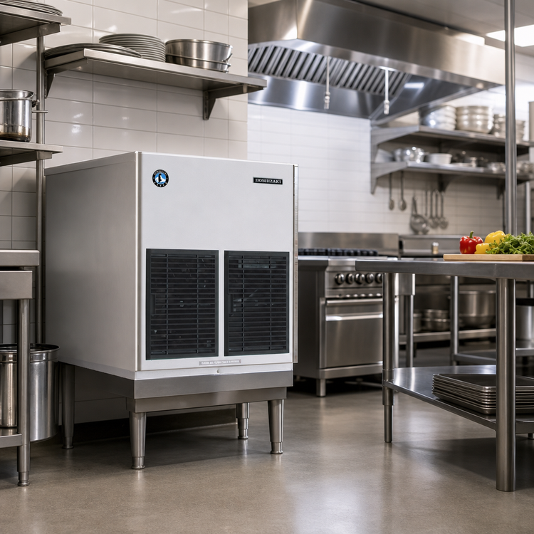 Product image #3 for Hoshizaki F-1002MAJ Flake-Style Ice Maker with Self-Contained Air-Cooled Condenser, 22-Inch Wide, 980 lb/24 Hr