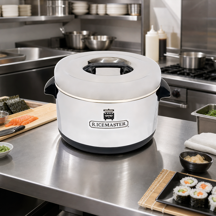 Product image #2 for RiceMaster 12-Quart Stainless Steel Sushi Rice Container