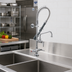 Thumbnail image #2 for T&S Brass Mini Pre-Rinse Deck Faucet with 8-Inch Add-On Faucet