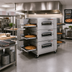 Thumbnail image #2 for Lincoln Impinger Low Profile Triple-Deck Electric Conveyor Pizza Oven with FastBake Technology