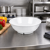 Thumbnail image #2 for Carlisle Epicure 57 oz Footed Serving Bowl, 9-1/4 Inch, White Melamine