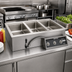 Thumbnail image #2 for Wells MOD-327TDM Built-In Top-Mount Electric Hot Well Food Warmer, 3 Openings