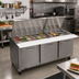 Thumbnail image #3 for Victory UltraSpec V-Core 72-Inch Three-Section Sandwich Prep Mega Top Refrigerator