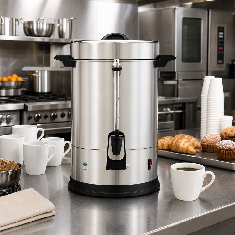 Product image #3 for Waring 30-Cup Stainless Steel Coffee Urn with Dual Heater System
