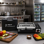Thumbnail image #3 for United Brands Whip-it! Grillmate ST-GRILLMATE-05 Portable Black Countertop Butane Stove, 7,200 BTU, Automatic Ignition Case of 5