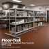 Thumbnail image #2 for Floor-Trak Double-Deep Aluminum Floor Track Kit, 28 Ft. Long