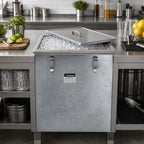 Thumbnail image #2 for Delfield 203 Drop-In Ice Chest, 90 lb Capacity, Lift-Off Stainless Steel Cover, Without Cold Plate