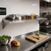Thumbnail image #2 for John Boos Stallion 72-Inch x 16-Inch Wall-Mounted Type 430 Stainless Steel Shelf with Safety Edge and Rear Up-Turn