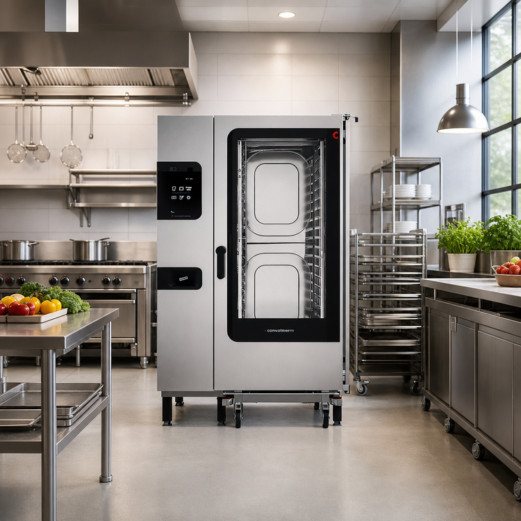 Product image #2 for Convotherm C4 ET 20.20GS-N EasyTouch Roll-In Gas Boilerless Combi Oven