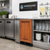 Thumbnail image #2 for Hoshizaki C-80BAK-ADDS ADA Compliant Air-Cooled Nugget Ice Machine with Built-In 27 lb. Bin and Custom Cabinet Door System