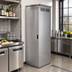 Thumbnail image #2 for Advance Tabco Freestanding Stainless Steel Underbar Storage Cabinet, 25-3/16 Inch W x 22-3/4 Inch D x 84 Inch H, Left-Hinged Door, Fixed Shelf
