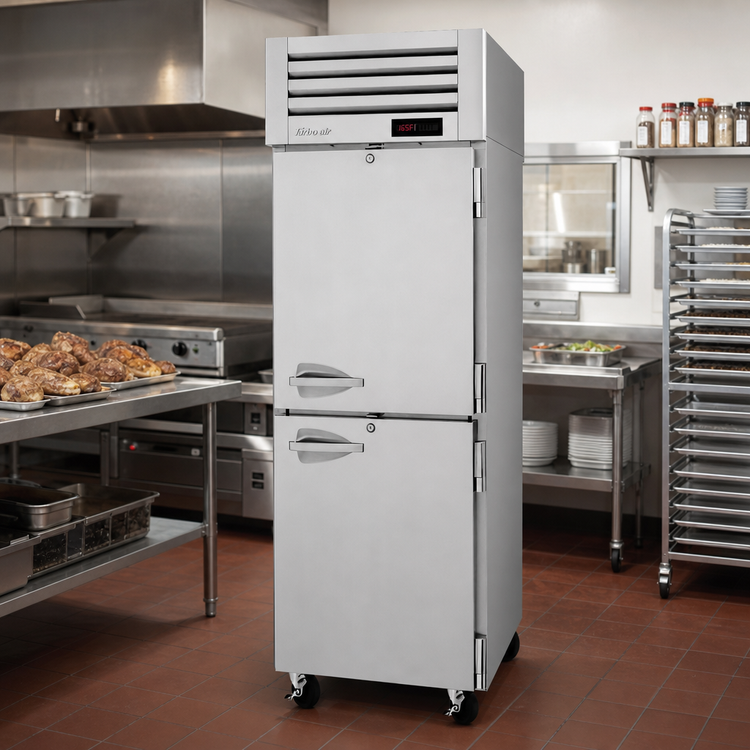 Product image #2 for Turbo Air PRO Series Pass-Thru Heated Holding Cabinet, 1 Section, 26 Cu. Ft., 4 Half Doors
