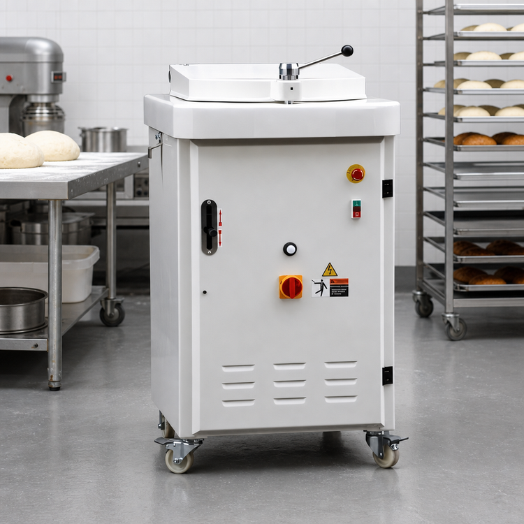 Product image #2 for BakeMax BMBT030 Hydraulic Dough Divider, 20-Piece Floor Model, 6.6-35 lb Capacity