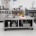 Thumbnail image #3 for Klinger's Trading Heavy Duty Enclosed Stainless Steel Equipment Stand Cabinet with Casters, 30 x 61 x 24 Inches
