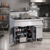 Thumbnail image #2 for Imperial 50 lb Gas Floor Model Fryer/Filter System with Computer Controls and Drain Station