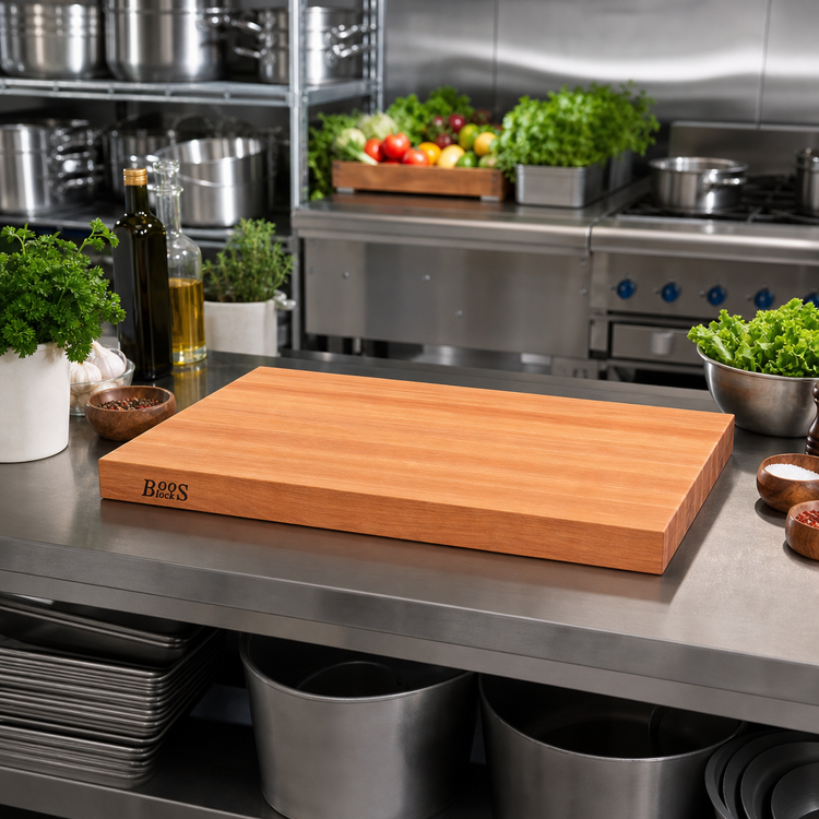 Product image #2 for Boos Block American Cherry Edge Grain Kitchen Countertop, 36 x 27 x 1-1/2 Inch, Penetrating Oil Finish