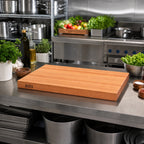 Thumbnail image #2 for John Boos Boos Block CHYKCT3627-O American Cherry Edge-Grain Kitchen Countertop, 36 x 27 x 1-1/2 in, Oil Finish, No Backsplash
