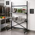 Thumbnail image #2 for Metro SmartLever Stationary Cantilevered Shelving Starter Kit for 48