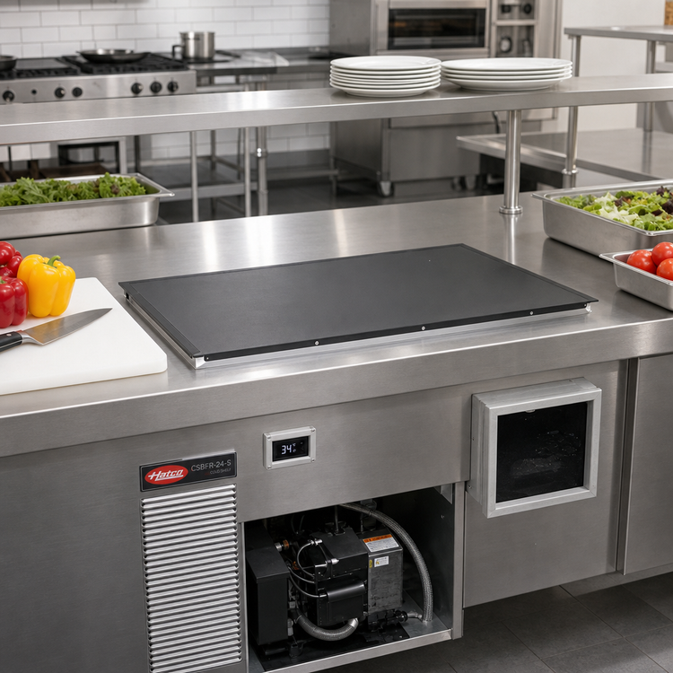Product image #2 for Hatco CSBFR-24-S Built-In Flush Top Cold Shelf, 24-Inch Square, Remote Refrigeration