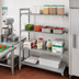 Thumbnail image #3 for Cambro Camshelving Premium 4-Tier Add-On Polymer Shelving Unit, 21