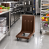 Thumbnail image #3 for Cambro Camdolly Open-Frame Transport Dolly with Handle, Dark Brown, 350 lb Capacity
