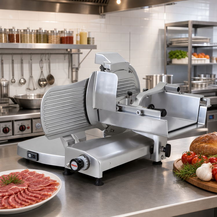 Product image #2 for Trento S Series 15-Inch Manual Horizontal Feed Gear-Driven Meat Slicer