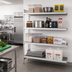Thumbnail image #2 for Fermostock 5-Tier Perforated Modular Polymer Shelving Unit Expansion Kit, 68-Inch W x 18-Inch D x 83-Inch H