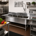 Thumbnail image #2 for John Boos Pro-Bowl 3-Compartment Sink with Dual 24-Inch Drainboards, 18 x 18 x 14-Inch Bowls