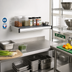 Thumbnail image #2 for Fermod 26-Inch Wide x 18-Inch Deep Solid Wall-Mounted Shelving Unit with Removable Polymer Inserts