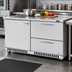 Thumbnail image #3 for Turbo Air PRO Series Front-Breathing Two-Section Undercounter Refrigerator with 1 Solid Door and 2 Drawers