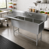Thumbnail image #2 for John Boos Pro-Bowl 3-Compartment Stainless Steel Sink with Left Drainboard, 18
