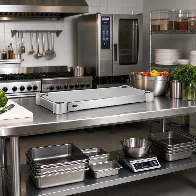 Product image #3 for Eagle Quik-Set 42" x 18" Solid Flat Shelf with Marine Edge