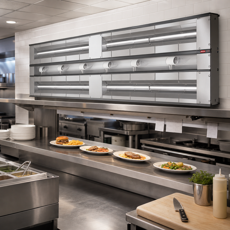 Product image #2 for Hatco Glo-Ray 84-Inch Dual Infrared Strip Heater, Unlighted, Aluminum Housing, 4.8 kW