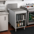 Thumbnail image #2 for Advance Tabco Prestige Supreme Underbar Drainboard Cabinet, 24-Inch, Open Front, 7-Inch Backsplash