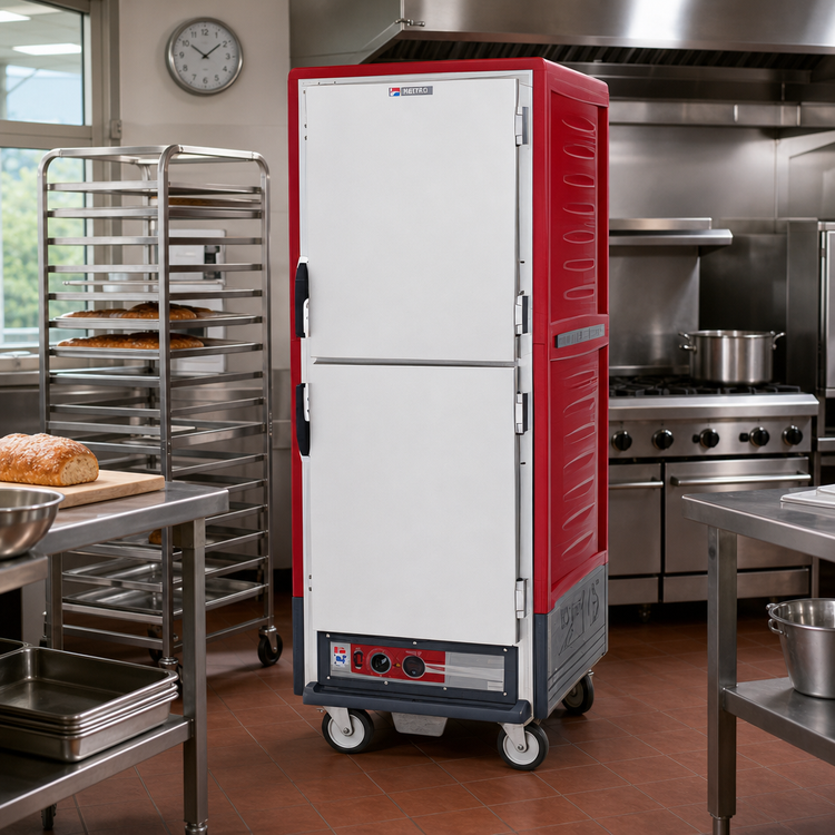 Product image #2 for Metro C5 3 Series Full-Height Moisture Heated Holding and Proofing Cabinet with Dutch Insulated Aluminum Doors