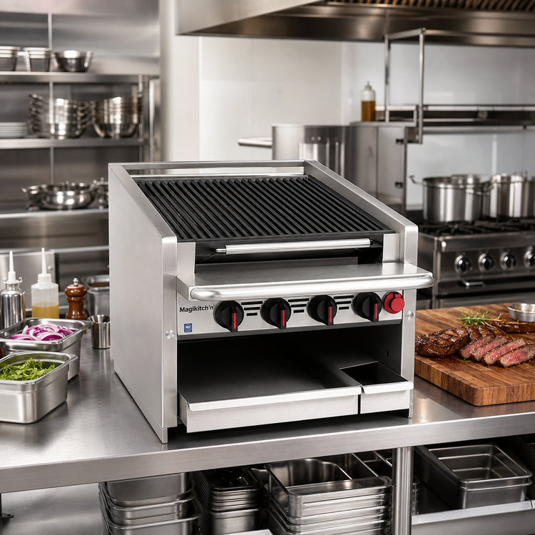 Product image #2 for Magikitch'n 24-Inch Radiant Countertop Gas Charbroiler