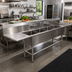 Thumbnail image #2 for John Boos Pro-Bowl 4-Compartment Stainless Steel Sink with Left & Right 24-Inch Drainboards, 18 x 18 x 14-Inch Bowls