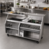 Thumbnail image #2 for Glastender Portable Bar for Glassware with 72-Inch Stainless Steel Top, 18-Inch Ice Bin and 24-Inch Beverage Compartment