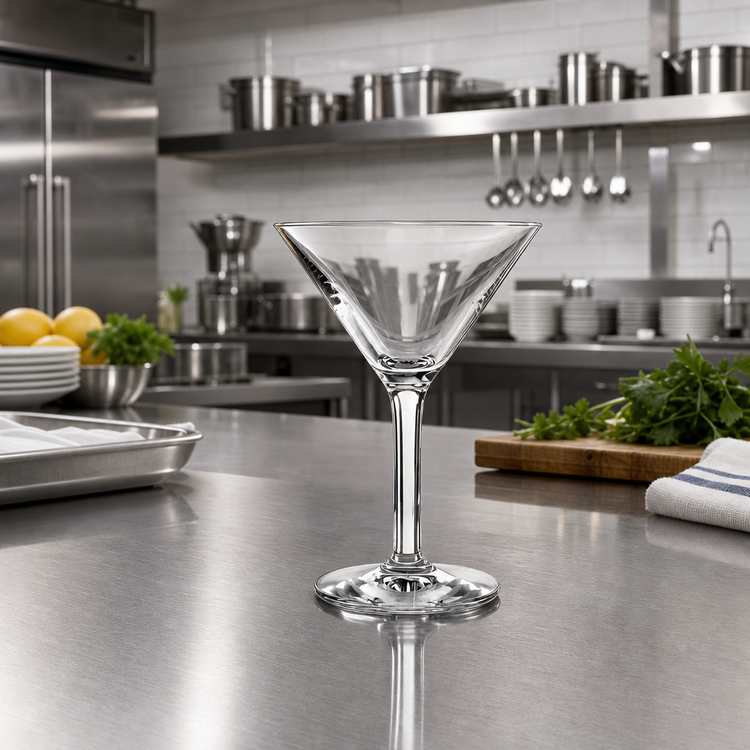 Product image #2 for Ashbury 4.5 oz Clear Footed Martini Glass with Pulled Stem
