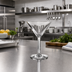Thumbnail image #2 for Ashbury 4.5 oz Clear Footed Martini Glass with Pulled Stem