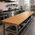 Thumbnail image #2 for John Boos Appalachian Red Oak Edge Grain Kitchen Countertop, 132 x 25 x 1-1/2 Inch, Oil Finish