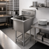 Thumbnail image #2 for John Boos Pro-Bowl 1-Compartment Floor Model Sink with 24