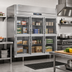 Thumbnail image #3 for UltraSpec™ FS-3D-S1-EW-HG-HC Three-Section Reach-In Glass Door Freezer