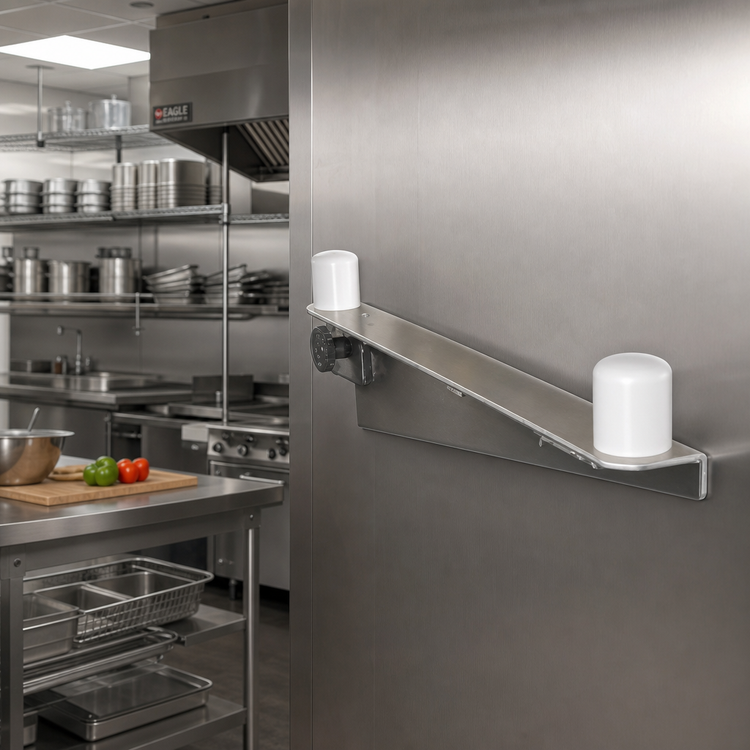 Product image #2 for Eagle Group 18-Inch Double Knob Aluminum Shelf Bracket for Cantilevered Shelving Systems