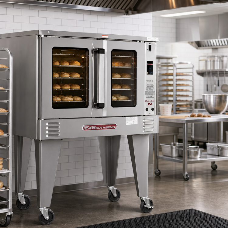 Product image #2 for Southbend Platinum Single Gas Convection Oven, Bakery Depth, Touchscreen Controls, Independent Doors