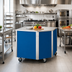 Thumbnail image #2 for 4-Series Signature Server Universal Corner Station with Stainless Steel Top and Enclosed Base, 34-Inch ADA Height