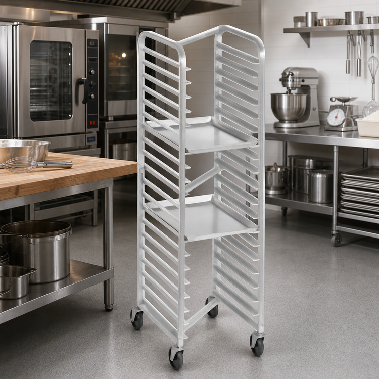 Product image #3 for Channel 403SN Stainless Steel Nesting End-Load Bun Pan Rack, 12 Pan Capacity