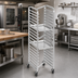 Thumbnail image #3 for Channel 403SN Stainless Steel Nesting End-Load Bun Pan Rack, 12 Pan Capacity