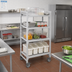 Thumbnail image #3 for Cambro Camshelving Premium 4-Shelf Vented Mobile Starter Unit, 21